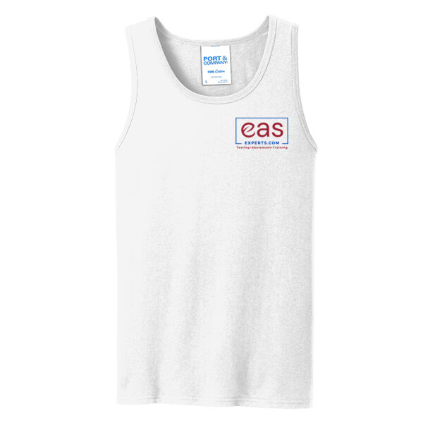 EAS Experts front crest full back print - Core Cotton Tank Top Thumbnail