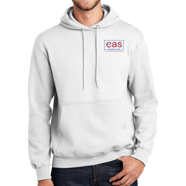 EAS Experts front crest full back print - Essential Fleece Pullover Hooded Sweatshirt Thumbnail