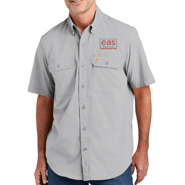 EASE Embroidered Crest - Force ® Solid Short Sleeve Shirt Thumbnail