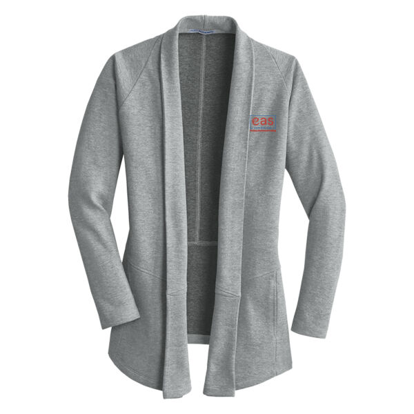 EASE Embroidered Crest - Ladies Interlock Cardigan Thumbnail
