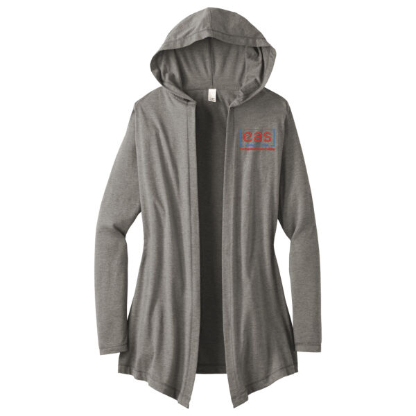 EASE Embroidered Crest - Women's Perfect Tri ® Hooded Cardigan (low stock) Thumbnail