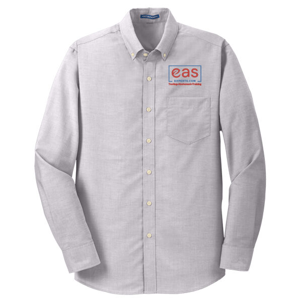 EASE Embroidered Crest - SuperPro ™ Oxford Shirt Thumbnail