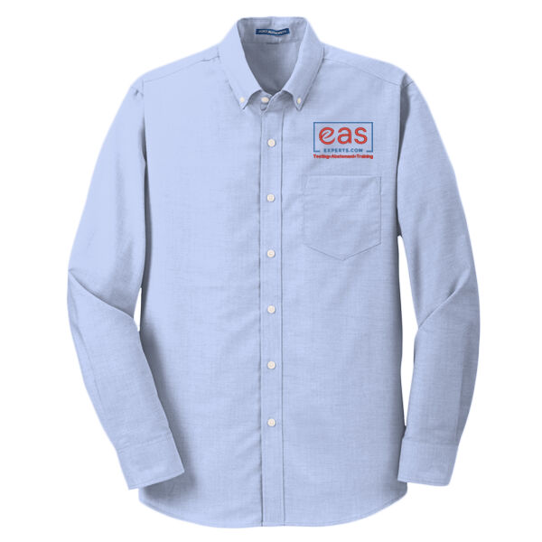 EASE Embroidered Crest - Tall SuperPro Oxford Shirt Thumbnail