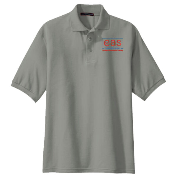 EASE Embroidered Crest - Silk Touch™ Polo Thumbnail
