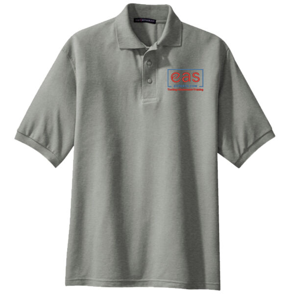 EASE Embroidered Crest - Tall Silk Touch™ Polo Thumbnail