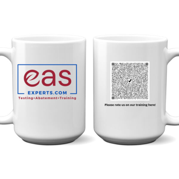 QR Code for Training - 15 oz. NO MINIMUM Full Color Printed Ceramic Mug Thumbnail