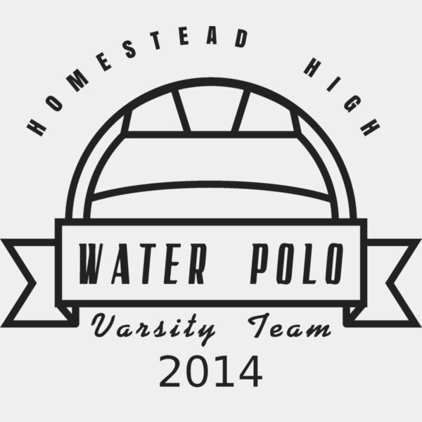 Water Polo Template DNT001 BW Thumbnail