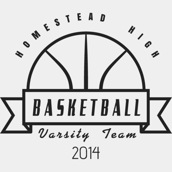 Basketball Template DNT001 BW Thumbnail