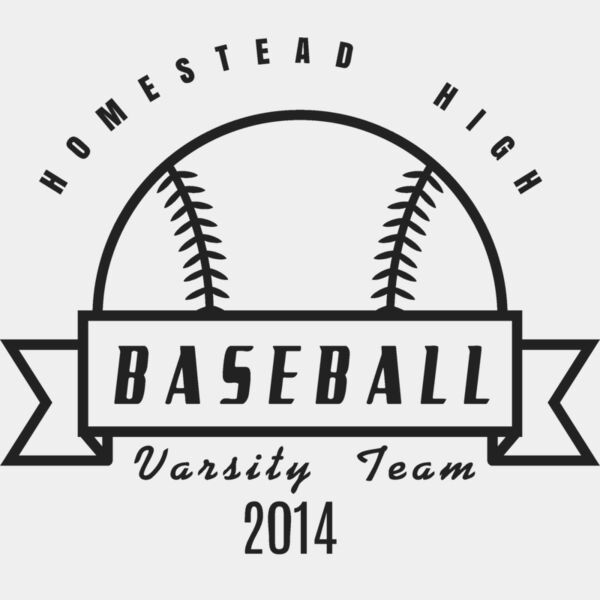 Baseball Template DNT001 BW Thumbnail