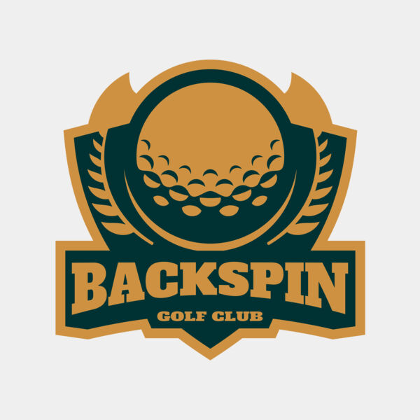Backspin Golf club logo template Thumbnail