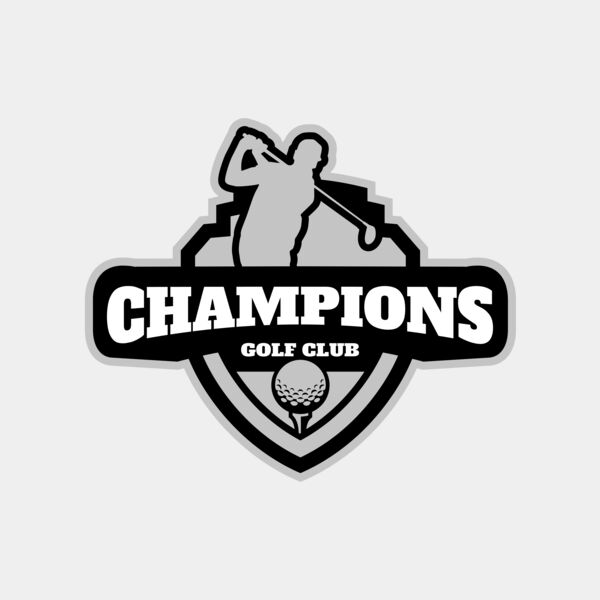 Champions Golf Club logo template Thumbnail