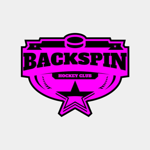 Backspin Hockey Club logo template Thumbnail