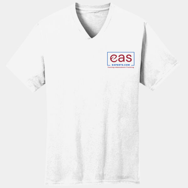 EAS Experts front crest full back print - Core Cotton V-Neck Tee Thumbnail