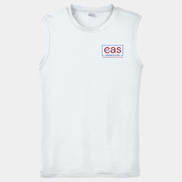 EAS Experts front crest full back print - Sleeveless PosiCharge ® Competitor™ Tee Thumbnail