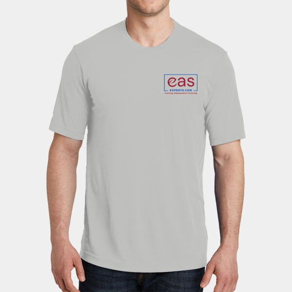 EAS Experts front crest full back print - PosiCharge ® Competitor Cotton Touch Tee Thumbnail