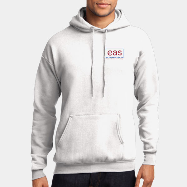 EAS Experts front crest full back print - Core Fleece Pullover Hooded Sweatshirt Thumbnail