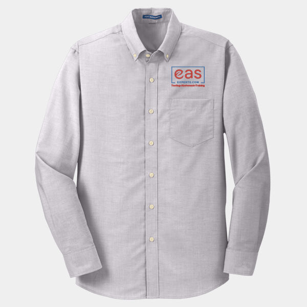EASE Embroidered Crest - SuperPro ™ Oxford Shirt Thumbnail