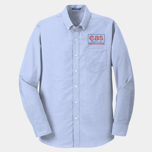 EASE Embroidered Crest - Tall SuperPro Oxford Shirt Thumbnail