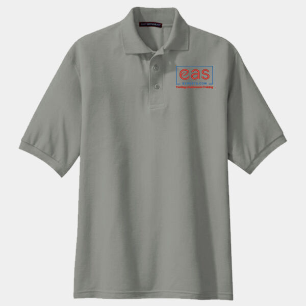 EASE Embroidered Crest - Silk Touch™ Polo Thumbnail
