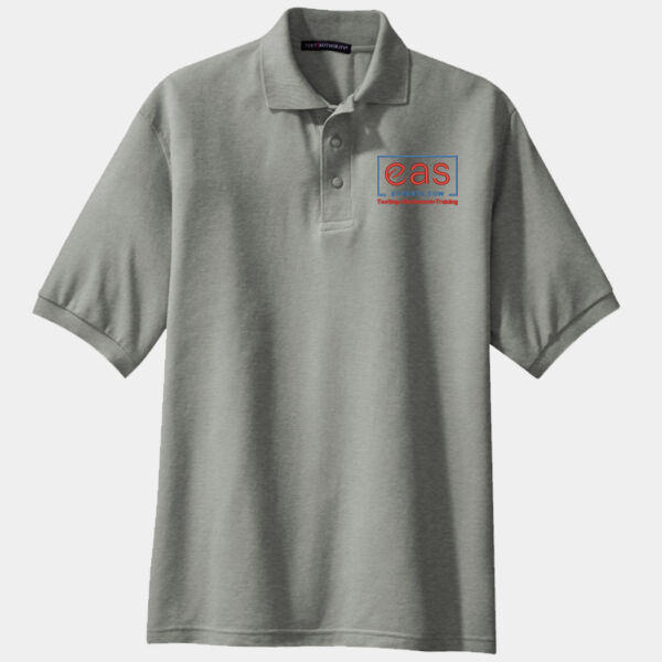 EASE Embroidered Crest - Tall Silk Touch™ Polo Thumbnail