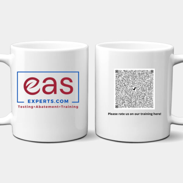 QR Code for Training - 11 oz. No Minimum Full Color Printed Ceramic Mug Thumbnail