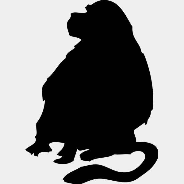 Monkey Silhouette 1 Thumbnail
