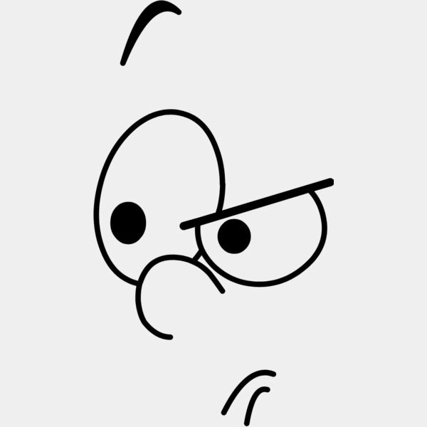 Cartoon Angry Face 3 Thumbnail