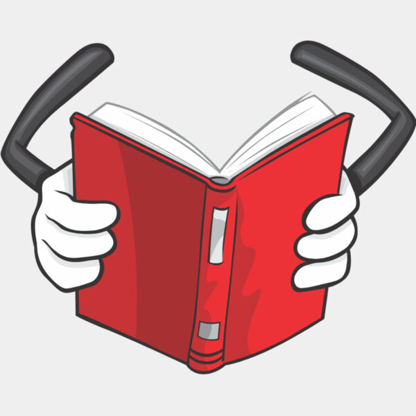 Cartoon Hand Reading Book 1 Thumbnail