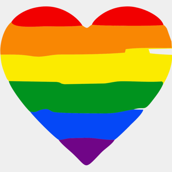 LGBT Gay Pride Rainbow Heart 5 Thumbnail
