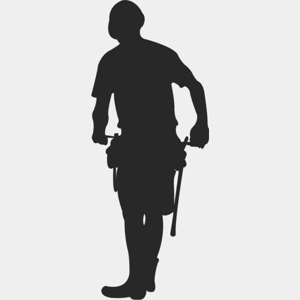 Construction Worker Silhouette 3 Thumbnail