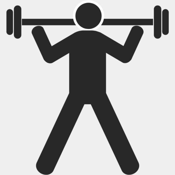 Exercise Weight Lifting Silhouette 3 Thumbnail