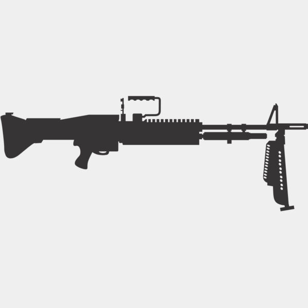 Machine Gun Silhouette 7 Thumbnail