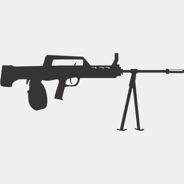 Machine Gun Silhouette 13 Thumbnail