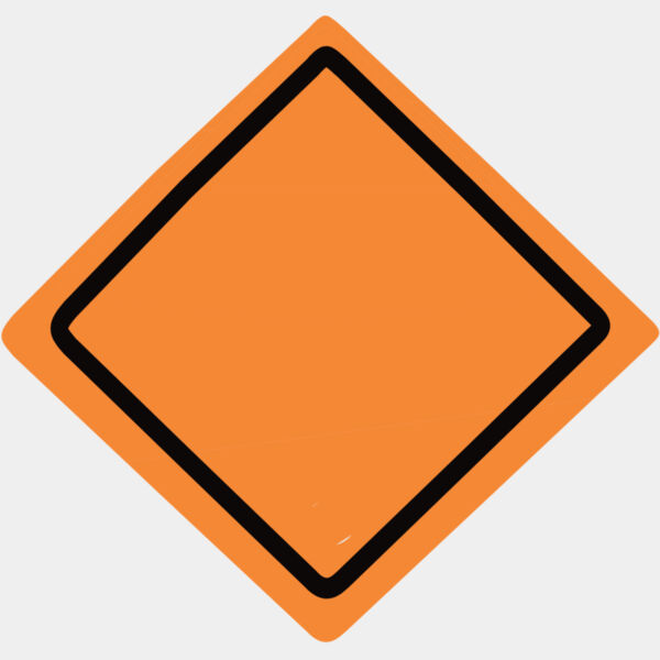 Construction Caution Sign Thumbnail
