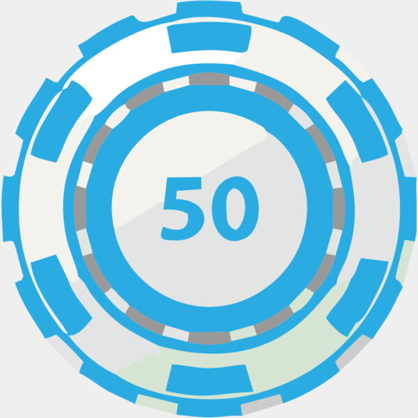 Fifty Poker Chip 1 Thumbnail