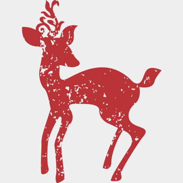 Christmas Reindeer Stamp 1 Thumbnail