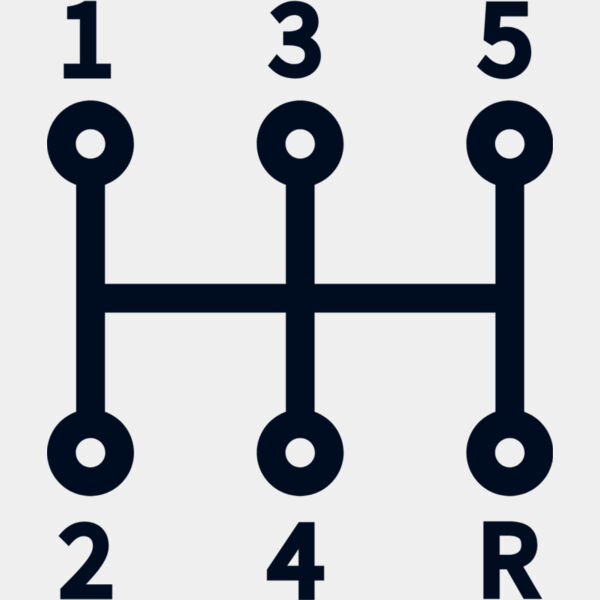 5 Speed Shift Pattern Icon 1 Thumbnail