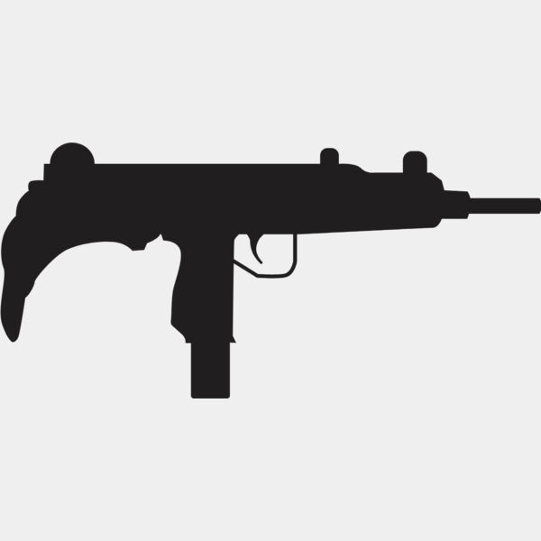 Assault Rifle Gun Silhouette 10 Thumbnail