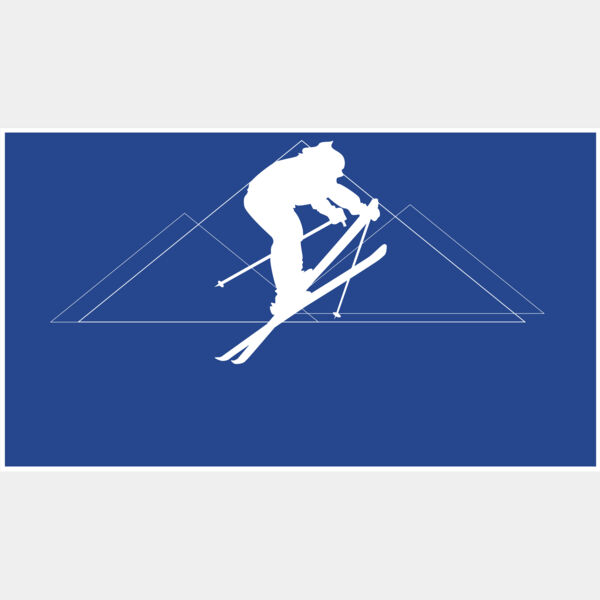 Winter Ski Business Card Background 1 Thumbnail
