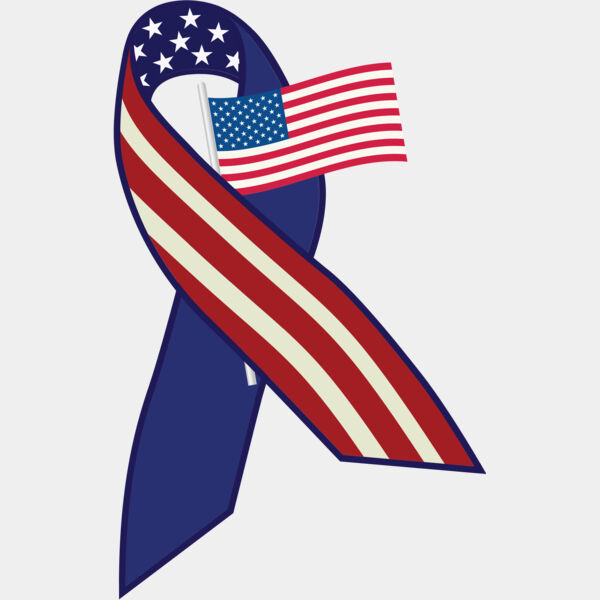 USA America Awareness Ribbon 3 Thumbnail