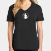 Ladies Core Cotton V-Neck Tee Thumbnail