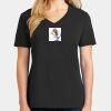 Ladies Core Cotton V-Neck Tee Thumbnail