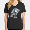 Ladies Core Cotton V-Neck Tee Thumbnail
