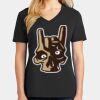 Ladies Core Cotton V-Neck Tee Thumbnail