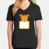 Ladies Core Cotton V-Neck Tee Thumbnail