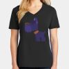 Ladies Core Cotton V-Neck Tee Thumbnail