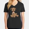 Ladies Core Cotton V-Neck Tee Thumbnail