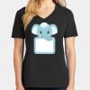Ladies Core Cotton V-Neck Tee Thumbnail