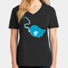 Ladies Core Cotton V-Neck Tee Thumbnail