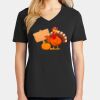 Ladies Core Cotton V-Neck Tee Thumbnail